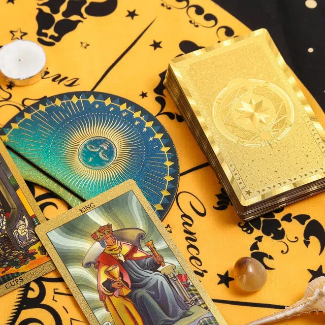 喜顽童 韦特金箔塔罗牌 其他桌游