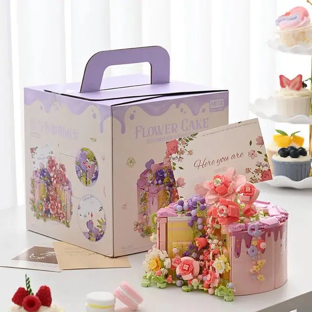 喜顽童 鲜花蛋糕永生花 其他拼装模型