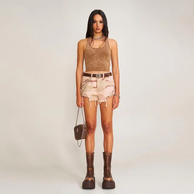 SMFK COMPASS WILD DENIM SHORTS