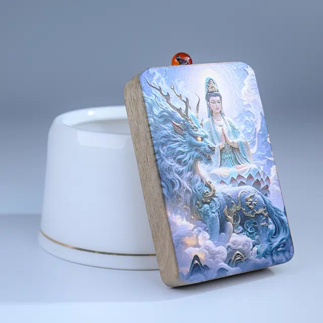 物㯖 掌心禅意国潮简约设计高级感个性转运佛牌新中式日常轻奢素雅百搭时尚出街神器吉祥止止#好运 楠木 木作项链 男女同款情侣款