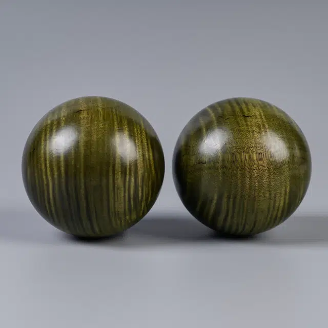 物㯖  国潮新中式轻奢高级感小众【时来运转】手球随身携带文玩盘玩小众百搭吉祥如意诸事顺遂平安喜乐好运 楠木 把件 男女同款情侣款