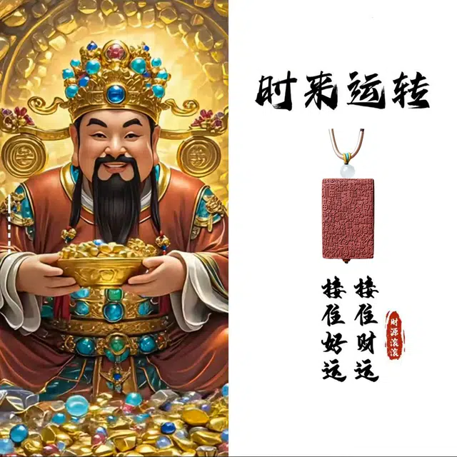 物㯖 花蕊夫人心经牌国风小众新中式挂脖文玩香韵时尚百搭轻奢高级感配饰诸事顺利#好运固化稳定木 合香珠 项链 男女同款情侣款