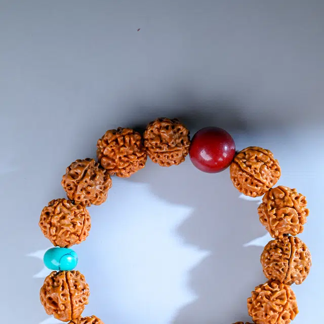 物㯖 新中式盘玩佛珠转运珠饰品平安好运节节高升招财纳福念珠饰品复古文艺民族风盘玩串招财猫 金刚菩提 手串 男女同款情侣款