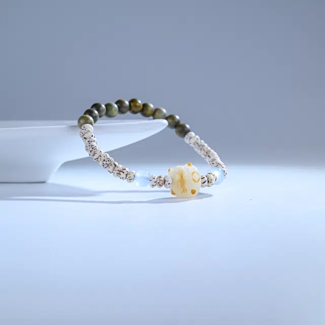 【八方来财】 物㯖 招财猫迷你诸事顺遂节节高升新中式轻奢小众优雅百搭高级感#好运 星月菩提 手串 男女同款情侣款