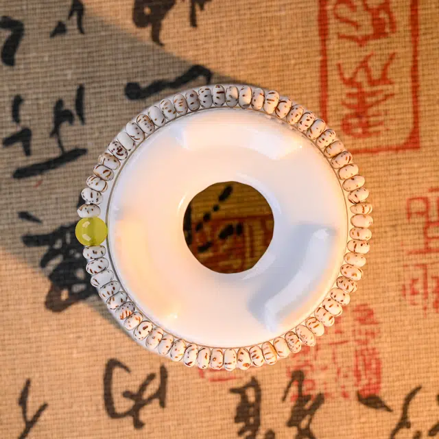 物㯖 国潮新中式轻奢高级感文玩盘玩佛珠念珠简约时尚优雅百搭招财进宝节节高升佛珠念珠#好运 星月菩提 手串 男女同款情侣款