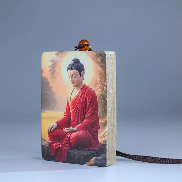 物㯖 【如来】掌心禅意国潮小众轻奢个性转运佛牌时尚出游新宠素雅百搭香韵随身吸睛神器诸事顺遂#好运 楠木 项链 男女同款情侣款