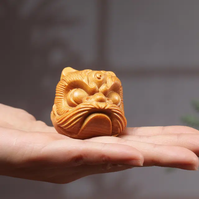 物㯖 中式福禄双全国风招财吉祥物随身携带盘玩解压 汽车包包开运文玩 太行陈化时来转转把玩#好运 崖柏 把件 男女同款情侣款