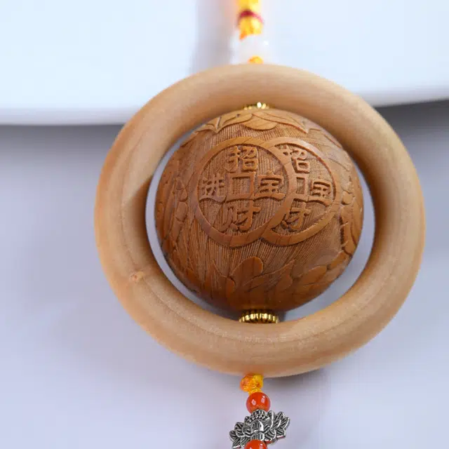 【时来运转】 物㯖 国潮新中式轻奢小众文玩盘玩节节高升复古风文艺风复古风诸事顺遂八方来财#好运 芭比檀香 挂件 男女同款情侣款