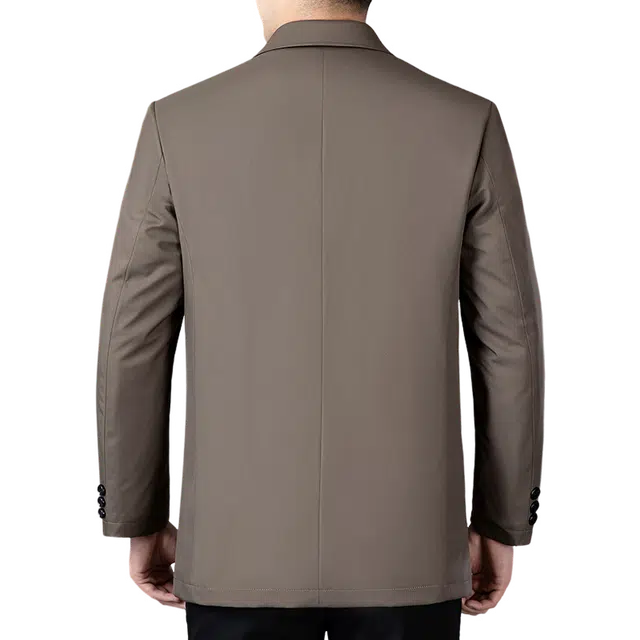 雅鹿 商务休闲宽松翻领长袖夹克外套 男款