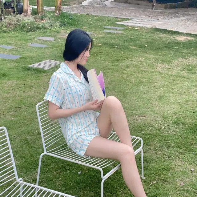 夏芬妍 可爱卡通条纹蛋糕小熊云朵棉短袖短裤家居服柔软舒适休闲可外穿睡衣礼盒 女款