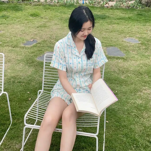 夏芬妍 可爱卡通条纹蛋糕小熊云朵棉短袖短裤家居服柔软舒适休闲可外穿睡衣礼盒 女款