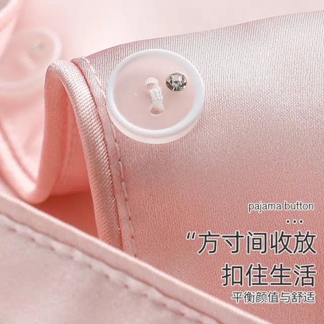 夏芬妍 休闲舒适高级感流光晕染冰丝翻领家居服亲肤宽松短袖时尚可外穿夏季睡裙 女款
