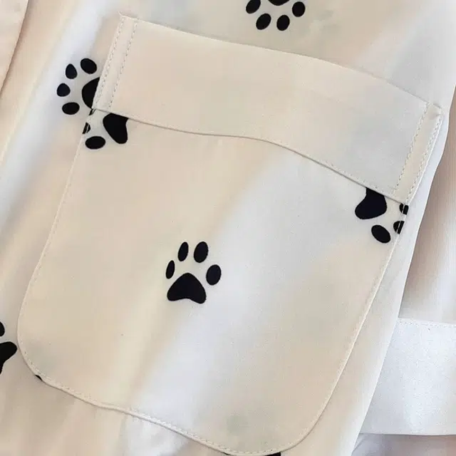 夏芬妍 简约高级感猫咪小爪冰雪丝翻领家居服舒适亲肤宽松短袖三件套可外穿睡衣套装 女款