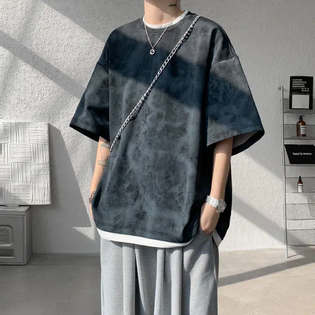 230PAINT STAIN vintageoversizeT