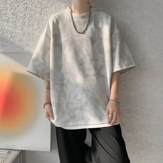 230PAINT STAIN vintageoversizeT