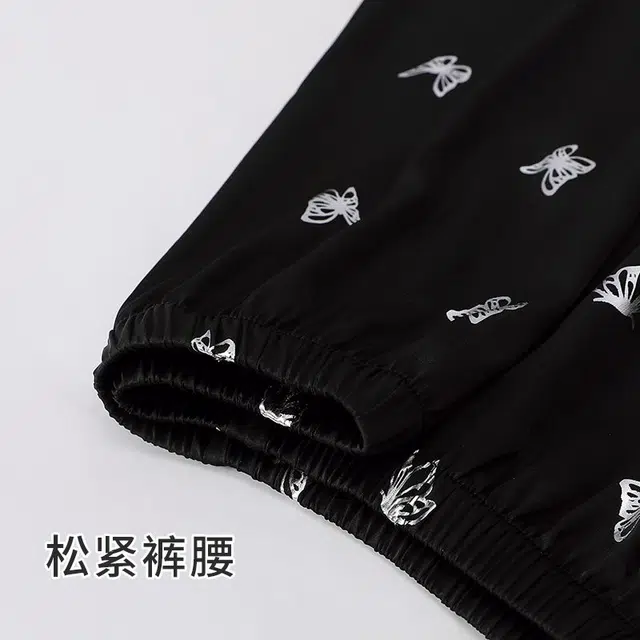 顶瓜瓜 家居女舒适可外穿蝴蝶满印翻领服睡衣礼盒 女款