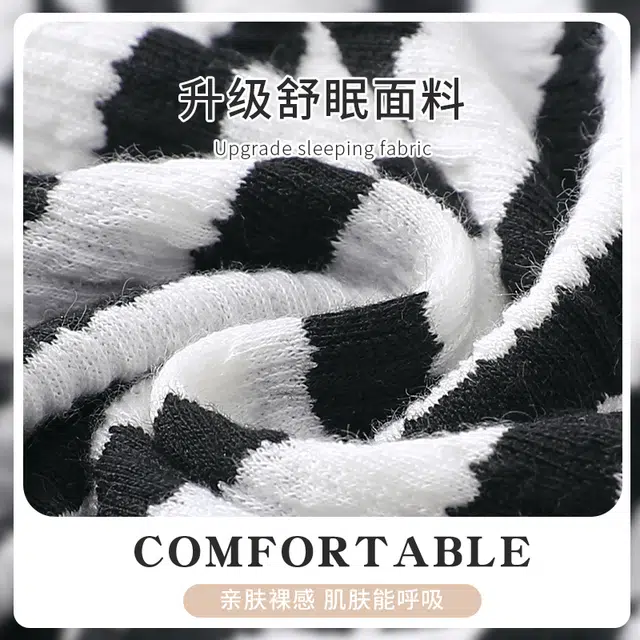 顶瓜瓜 带胸垫夏季女时尚透气舒适简约设计吊带两件套家居服睡衣套装 女款