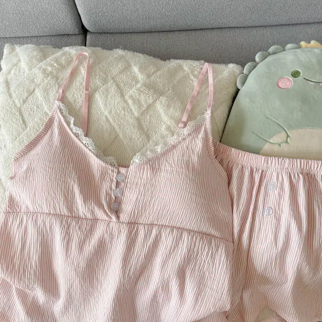 顶瓜瓜 夏季女透气简约休闲亲肤舒适时尚吊带家居服睡衣套装 女款