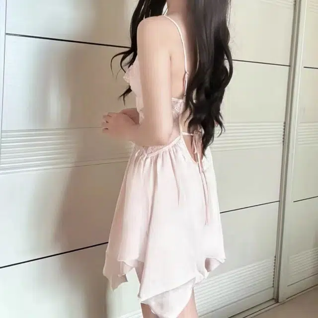 顶瓜瓜 夏季女简约休闲亲肤透气优雅家居服睡裙 女款