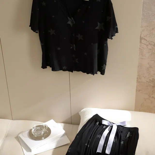 顶瓜瓜 夏季女舒适休闲亲肤设计简约款式家居服睡衣套装 女款