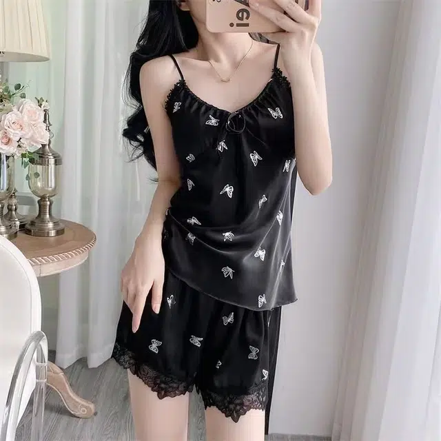 顶瓜瓜 夏季女透气简约休闲亲肤舒适家居服睡衣套装 女款