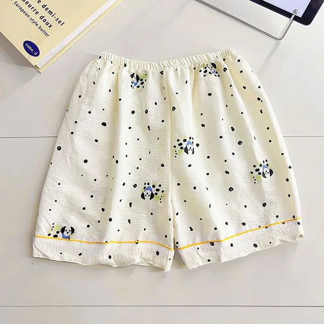 顶瓜瓜 夏季女可爱印花舒适简约设计柔软透气面料家居服睡衣套装 女款