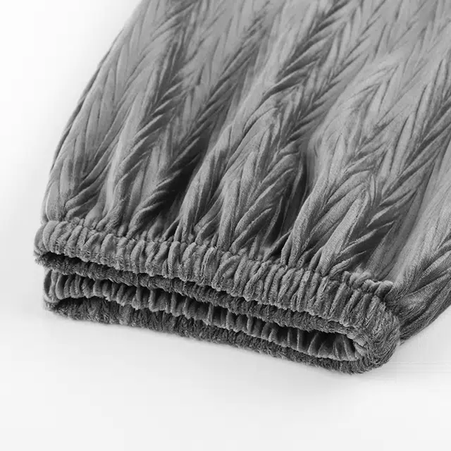 顶瓜瓜 冬季德绒加厚保暖纯色翻领休闲舒适家居服睡衣套装 女款