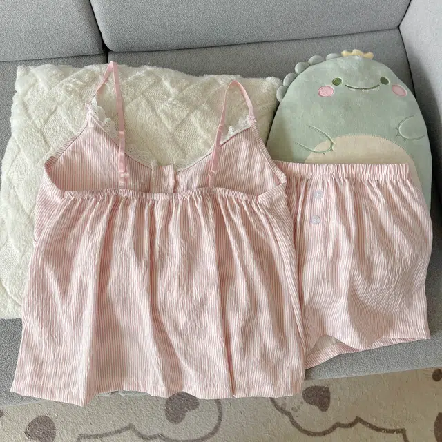 顶瓜瓜 夏季女透气简约休闲亲肤舒适时尚吊带家居服睡衣套装 女款