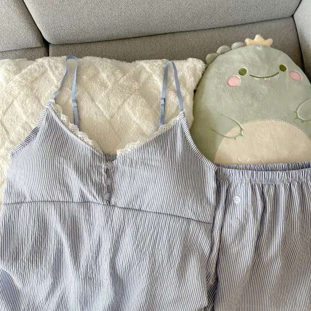 顶瓜瓜 家居女简约休闲轻盈时尚吊带服睡衣礼盒 女款