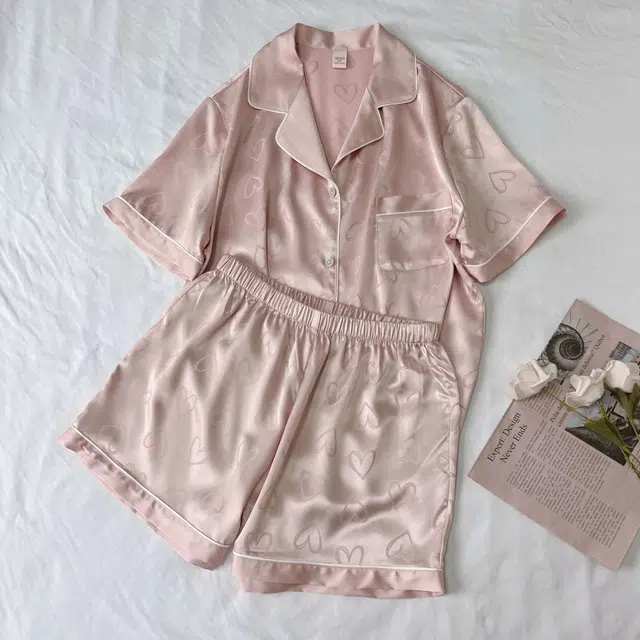 顶瓜瓜 夏季女透气舒适休闲短袖款式家居服睡衣套装 女款