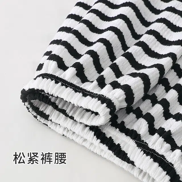 顶瓜瓜 带胸垫夏季女时尚透气舒适简约设计吊带两件套家居服睡衣套装 女款