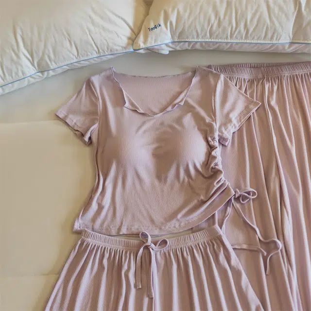 顶瓜瓜 夏季女舒适休闲宽松款式时尚家居服睡衣套装 女款