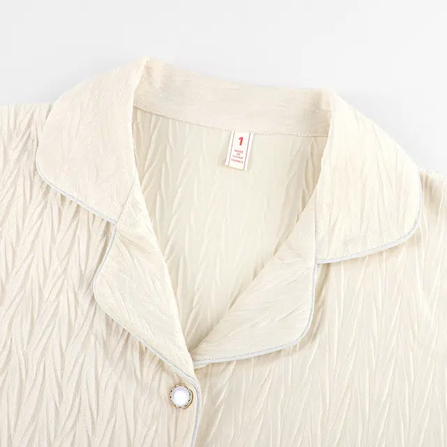 顶瓜瓜 德绒加厚保暖纯色翻领时尚简约风休闲舒适家居服冬季睡衣套装 女款