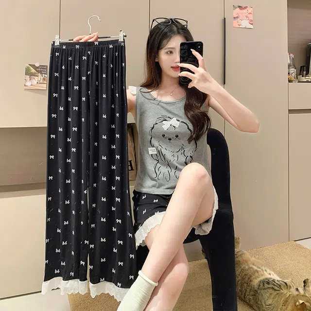 顶瓜瓜 家居休闲舒适亲肤面料可外穿服睡衣礼盒 女款