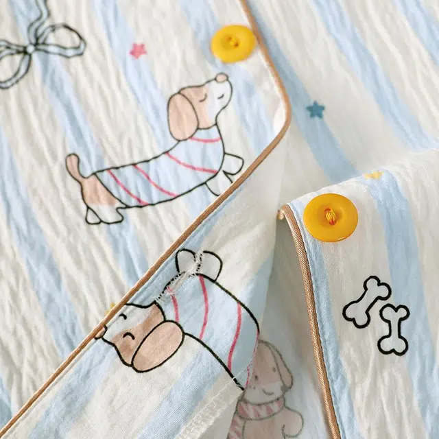 顶瓜瓜 夏季女透气舒适简约宽松休闲家居服睡衣套装 女款