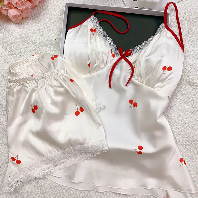 顶瓜瓜 夏季女透气舒适简约休闲性感家居服睡裙 女款