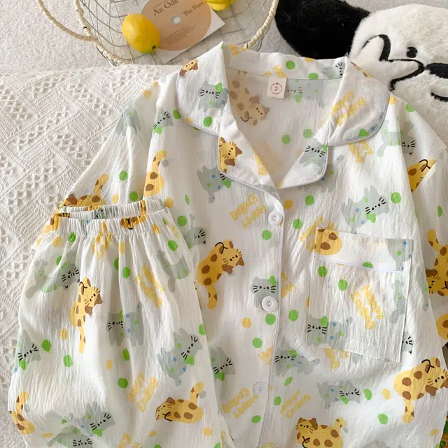 顶瓜瓜 休闲舒适简约图案可外穿家居服睡衣礼盒 女款