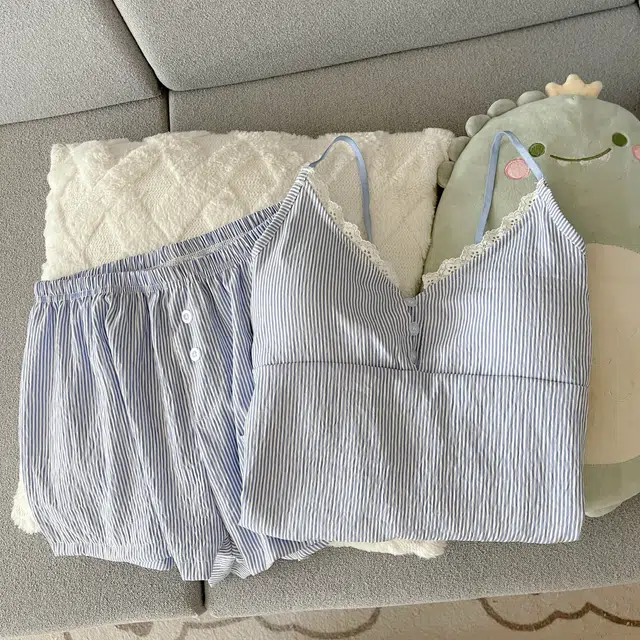 顶瓜瓜 家居女简约休闲轻盈时尚吊带服睡衣礼盒 女款