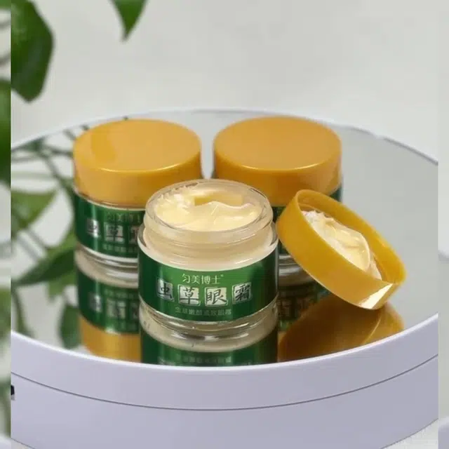 匀美博士 虫草嫩颜紧致抗皱眼霜淡化细纹改善熬夜黑眼圈高保湿眼霜护肤 紧致保湿抗皱