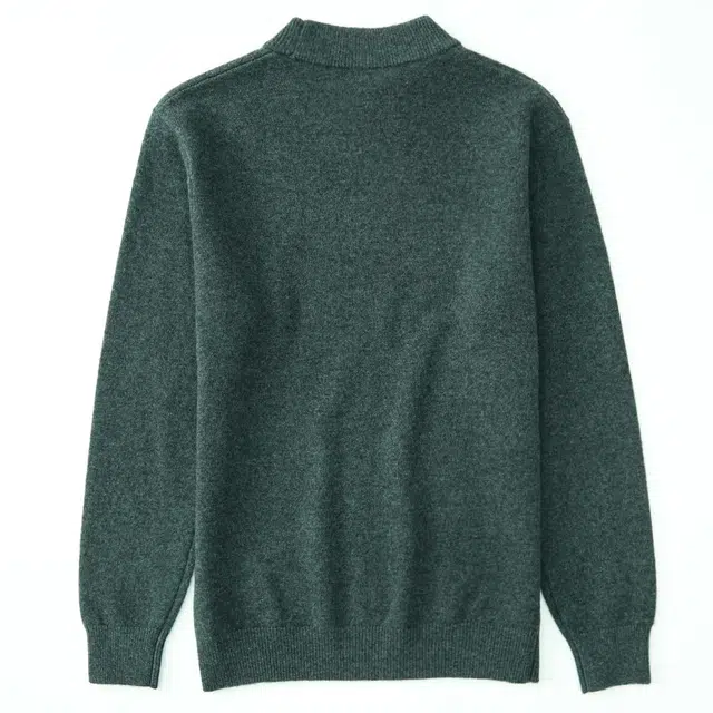 比利斯山羊 九针加厚半高领纯色纯羊毛衫长袖商务休闲毛衣 男款