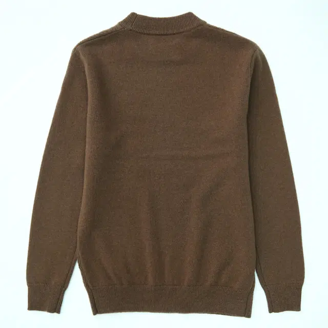 比利斯山羊 纯色提花长袖商务休闲保暖毛衣 男款