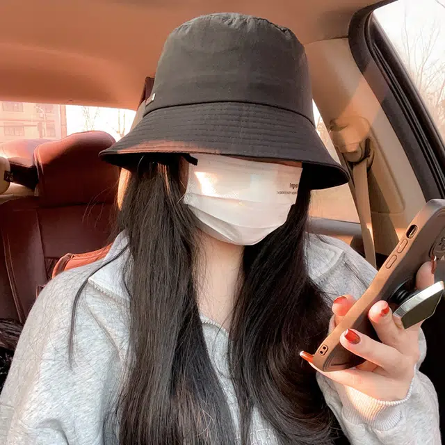 俞兆林 日系速干防紫外线休闲简约盆帽户外出行防晒遮阳大头围显脸小遮脸水桶帽 聚酯纤维 渔夫帽 男女同款情侣款