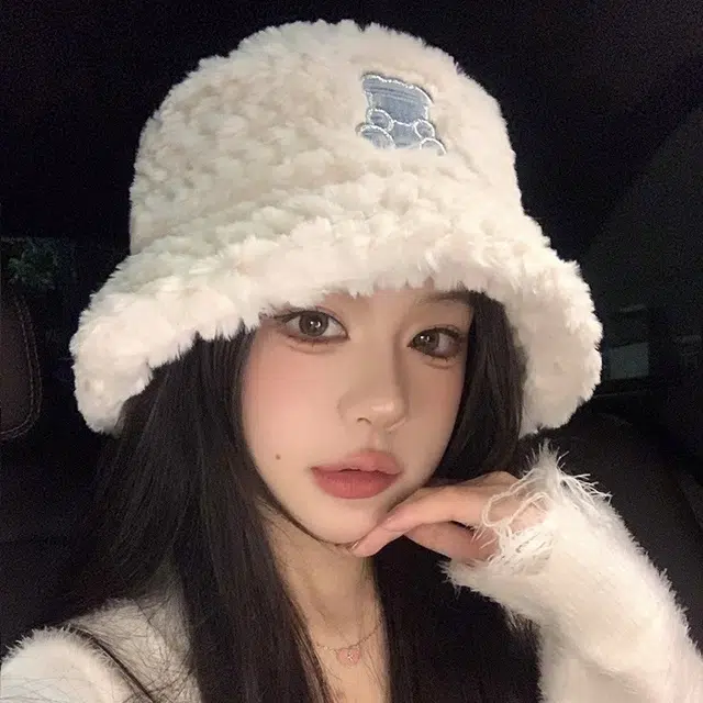 俞兆林 小熊显脸小保暖 腈纶 渔夫帽 男女同款情侣款