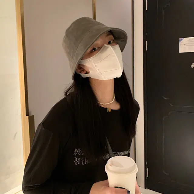 俞兆林 日系素颜遮脸纯色休闲百搭洋气不想说话高冷风盆帽户外出行防晒遮阳大头围显脸小水桶帽 聚酯纤维 渔夫帽 男女同款情侣款