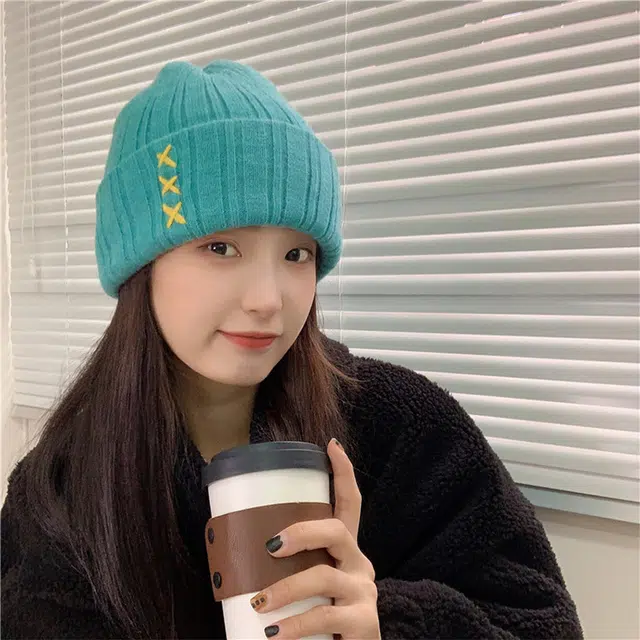 俞兆林 韩版秋冬时尚简约针织保暖防寒 腈纶 绒线帽 男女同款情侣款