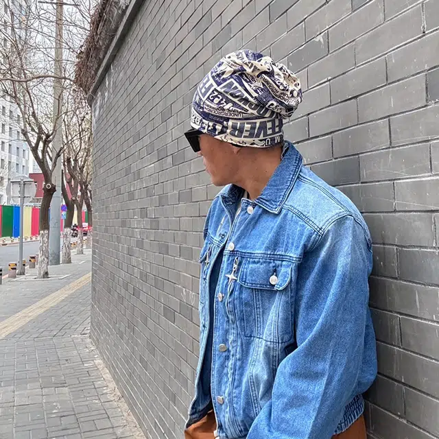 俞兆林 美式复古画报针织冷帽 秋冬时尚百搭防风保暖针织 涤纶 绒线帽 男女同款情侣款