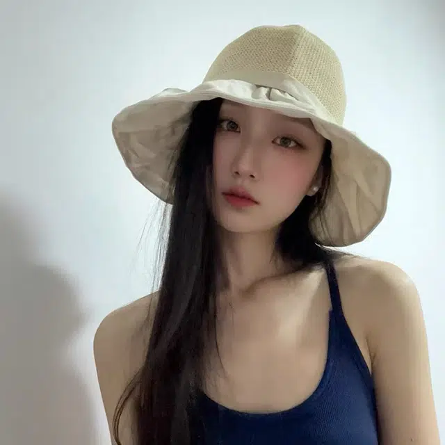 俞兆林 韩系街头出行时尚高级感小清新防紫外线防晒大帽檐显脸小 棉 渔夫帽 女款