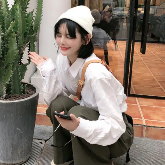 俞兆林 保暖针织纯色保暖防寒加厚 腈纶 绒线帽 男女同款情侣款