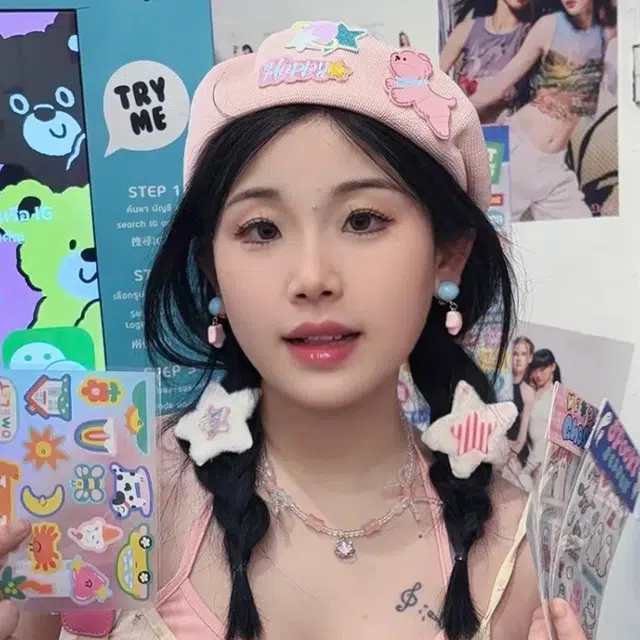 俞兆林 夏季可爱小狗薄款透气遮阳防晒甜美可爱学生时尚潮流百搭显脸小画家帽 棉 贝雷帽 女款