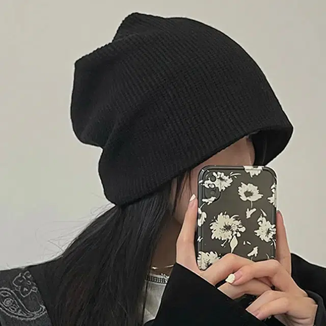 俞兆林 韩系秋冬纯色保暖百搭 涤纶 绒线帽 男女同款情侣款